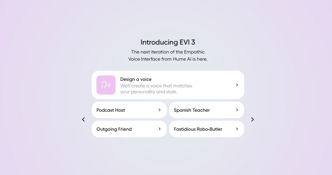EVI3：Hume全新语音语言模型
