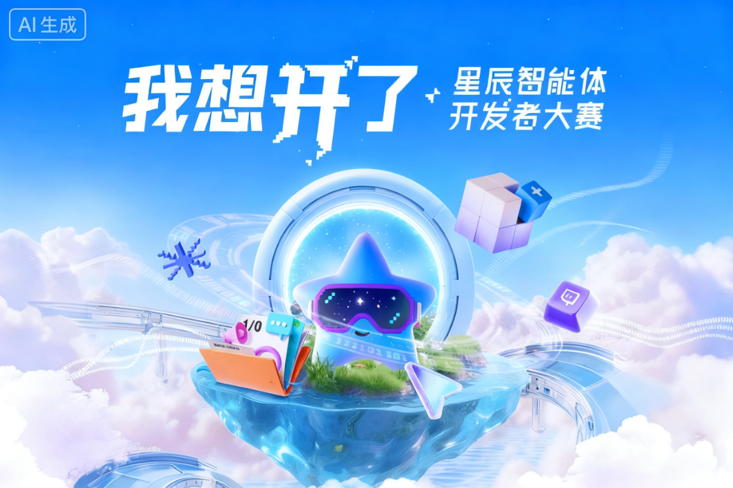 AITOP100 AI创作者大赛-我想开了-星辰智能体开发者大赛,AI应用,现金奖