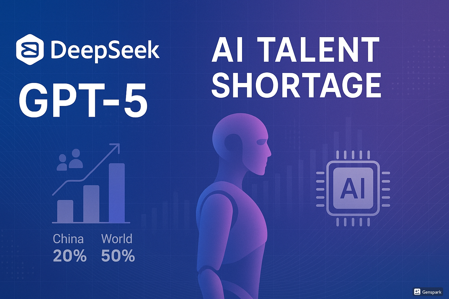 AI行业震荡周：DeepSeek V3.1颠覆格局，人才缺口破500万大关 | 2025年8月第三周全景报告