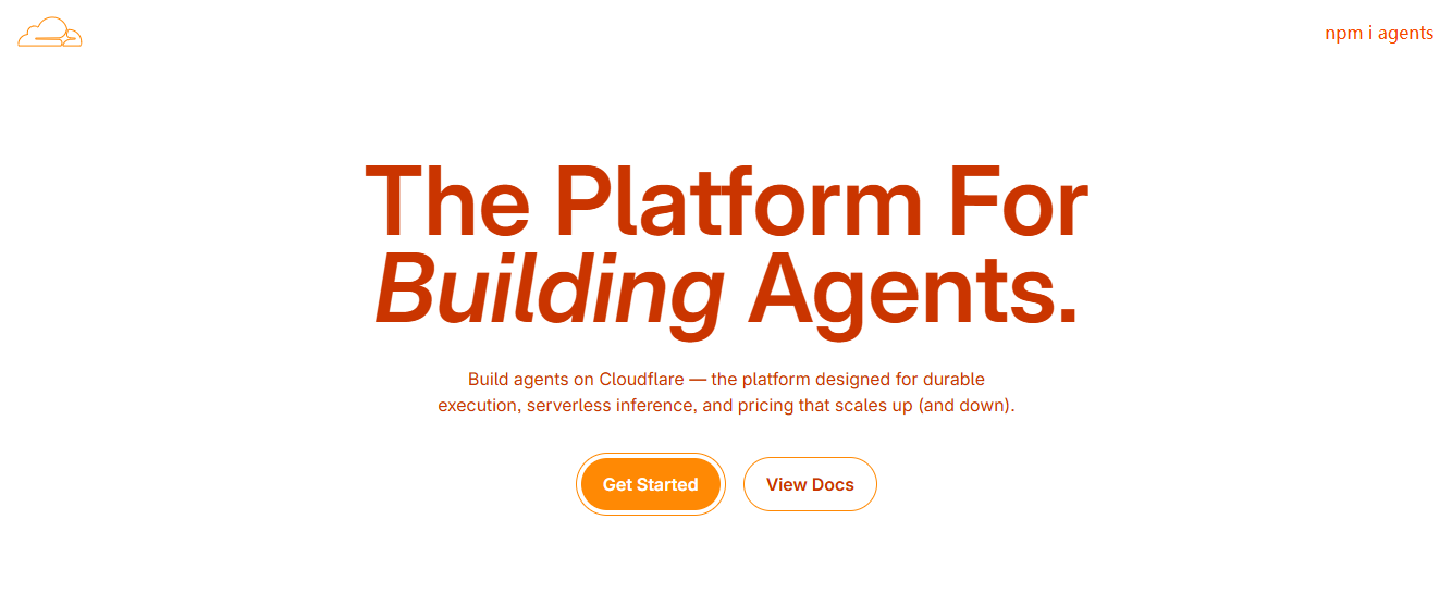 Cloudflare：Agents开发包