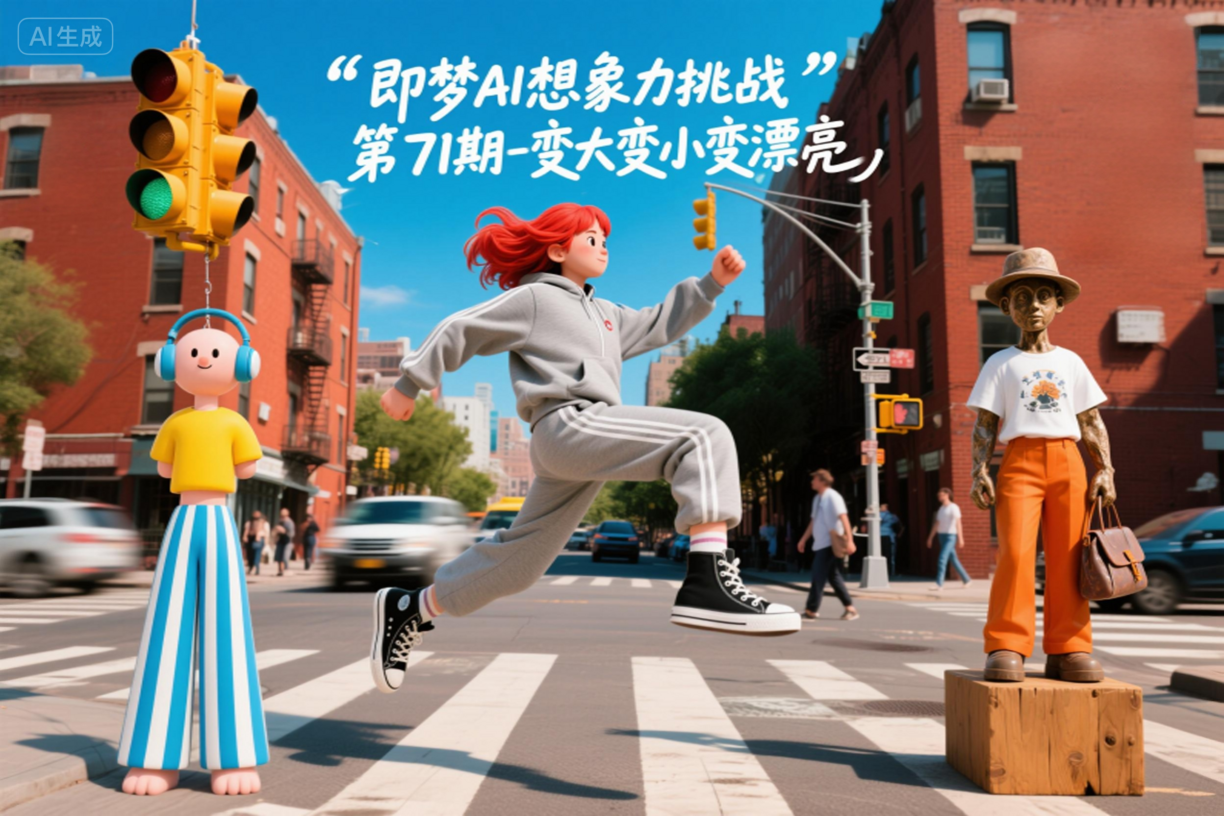 AITOP100 AI创作者大赛-即梦AI想象力挑战第71期-变大变小变漂亮,AI视频创作,AI创作大赛