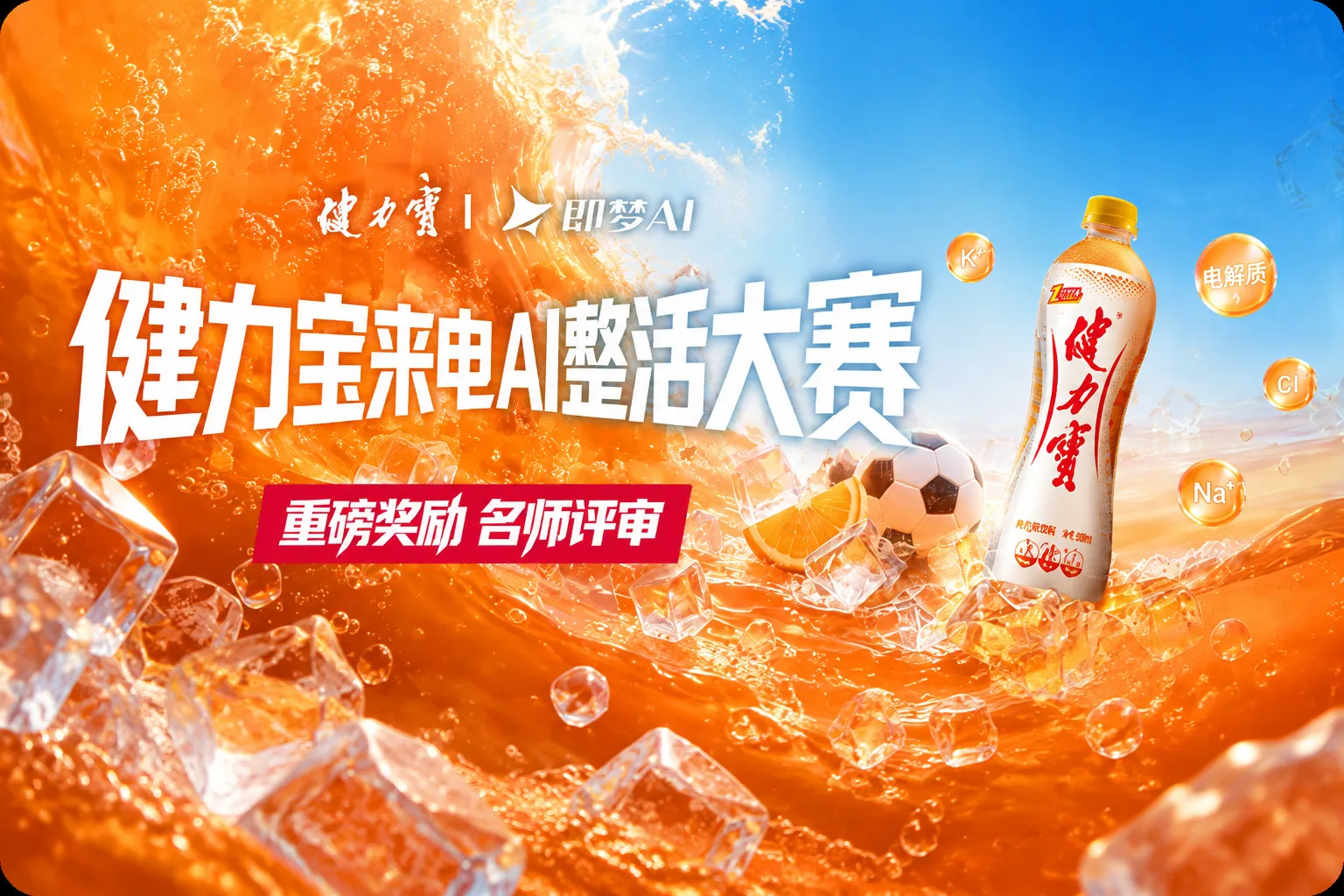 AITOP100 AI创作者大赛-健力宝来电AI整活大赛,AI视频创作,AI创作大赛,现金奖 AITOP100 AI创作者大赛-健力宝来电AI整活大赛,AI视频创作,AI创作大赛,现金奖