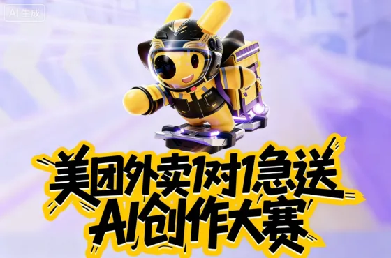 AITOP100 AI创作者大赛-美团外卖1对1急送AI创作大赛,AI视频创作,现金奖 AITOP100 AI创作者大赛-美团外卖1对1急送AI创作大赛,AI视频创作,现金奖