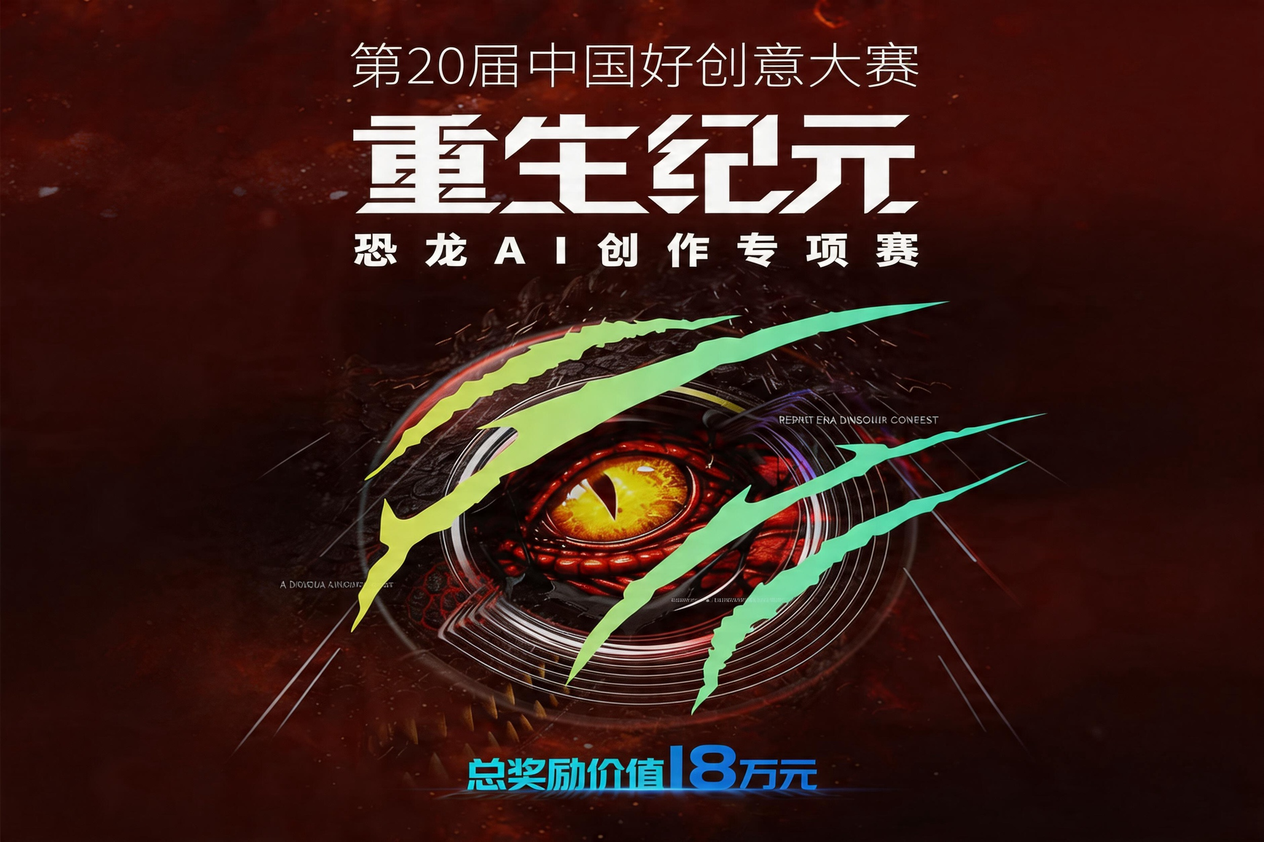 AITOP100 AI创作者大赛-第20届中国好创意大赛-重生纪元恐龙AI创作专项赛,AI绘画,AI视频创作,AI创作大赛,现金奖