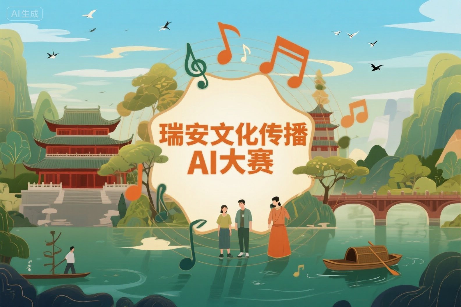 AITOP100 AI创作者大赛-瑞安文化传播AI大赛,AI绘画,AI创作大赛,现金奖,AI音乐大赛