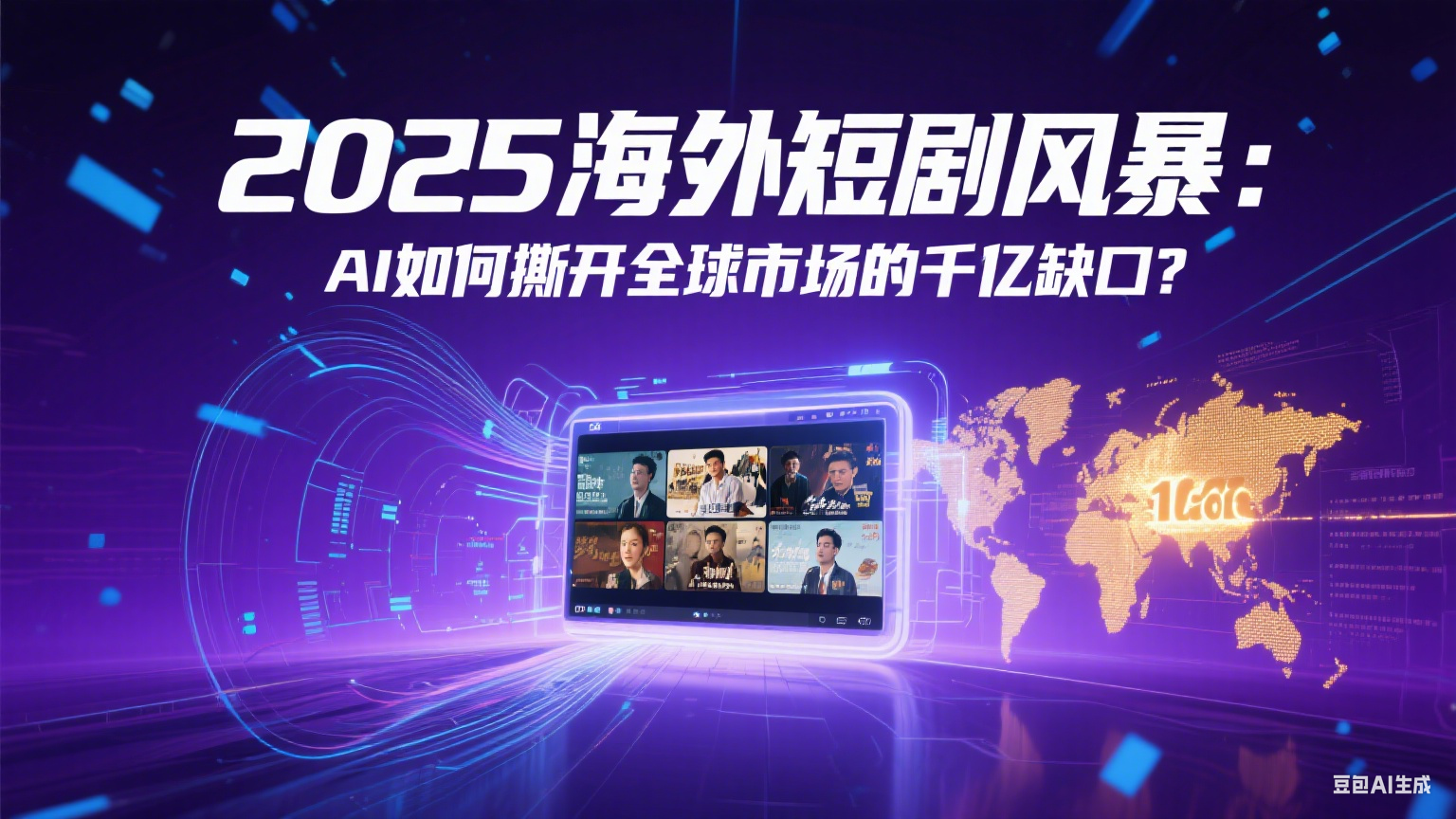 2025海外短剧风暴：AI如何撕开全球市场的千亿缺口？