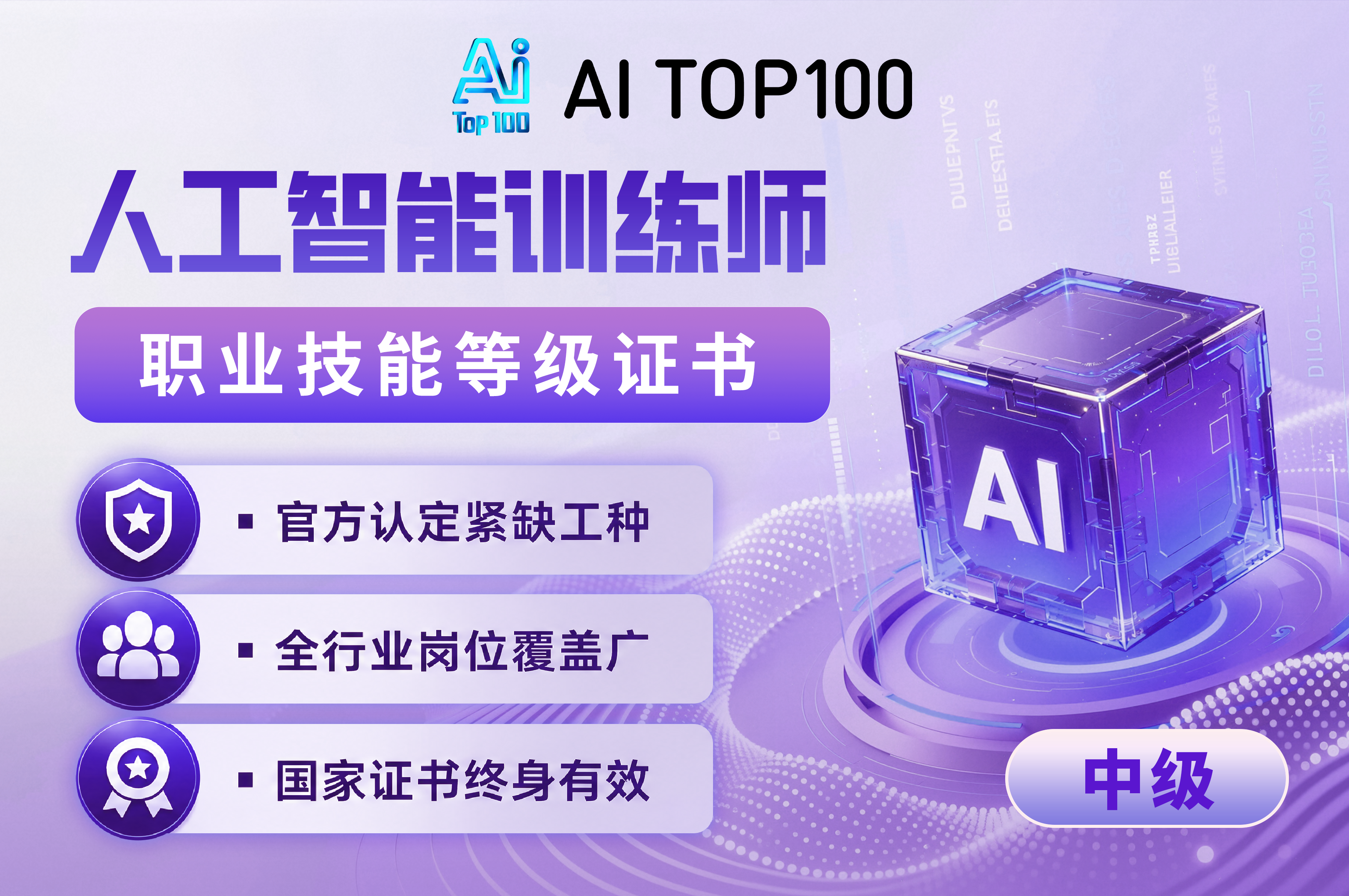 人工智能训练师 - 四级 / 中级工（有补贴）
