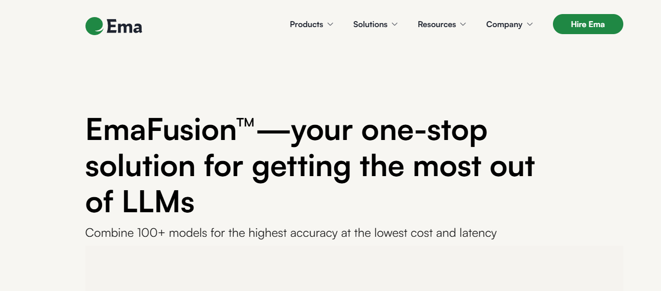 EmaFusion：Ema公司新一代AI语言模型