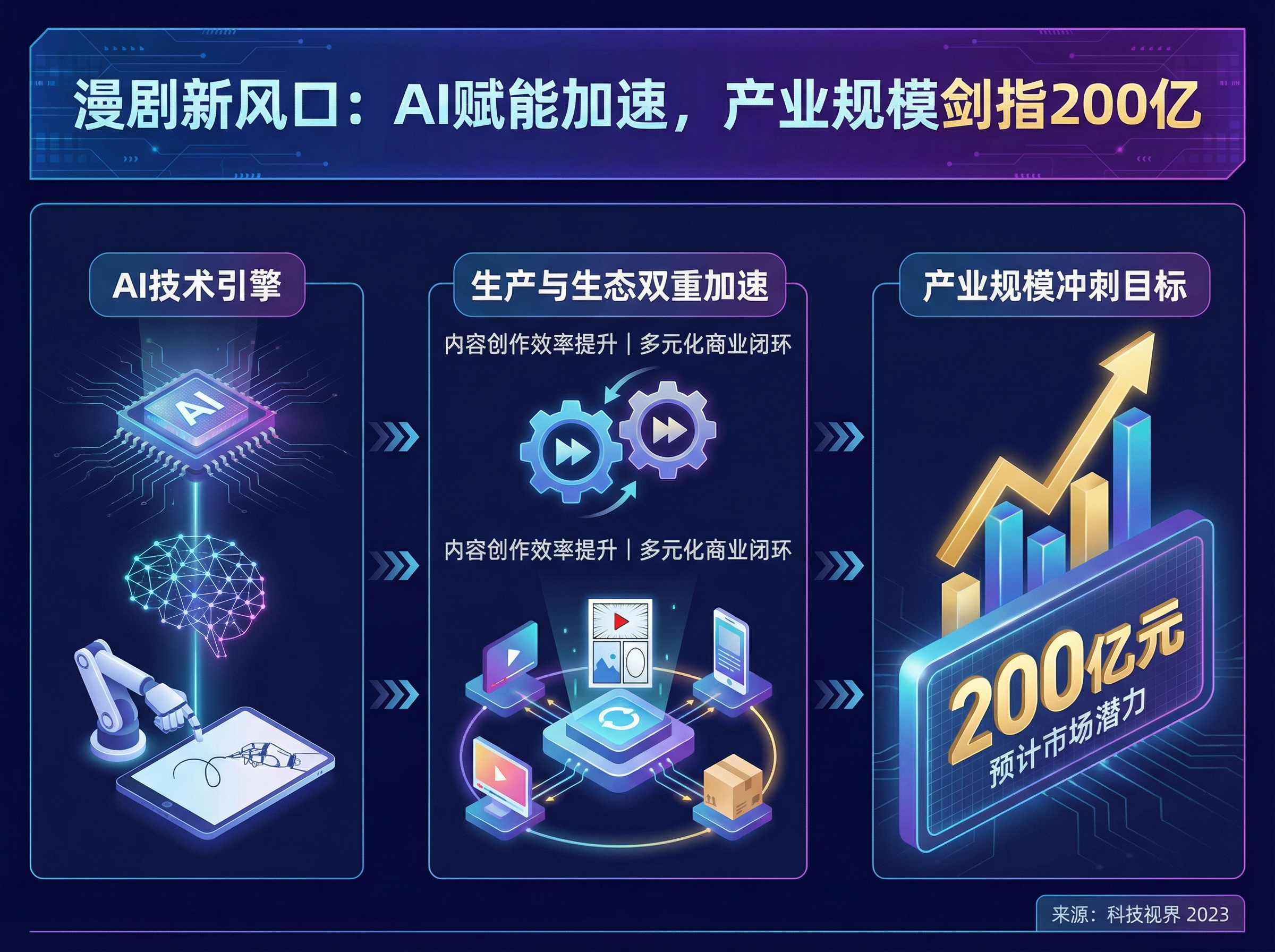 漫剧新风口：AI漫剧加速生产与生态升级，产业规模冲刺200亿元