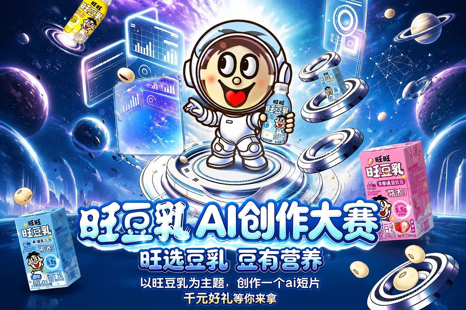 AITOP100 AI创作者大赛-旺豆乳AI创作大赛,AI视频创作,AI创作大赛,现金奖 AITOP100 AI创作者大赛-旺豆乳AI创作大赛,AI视频创作,AI创作大赛,现金奖