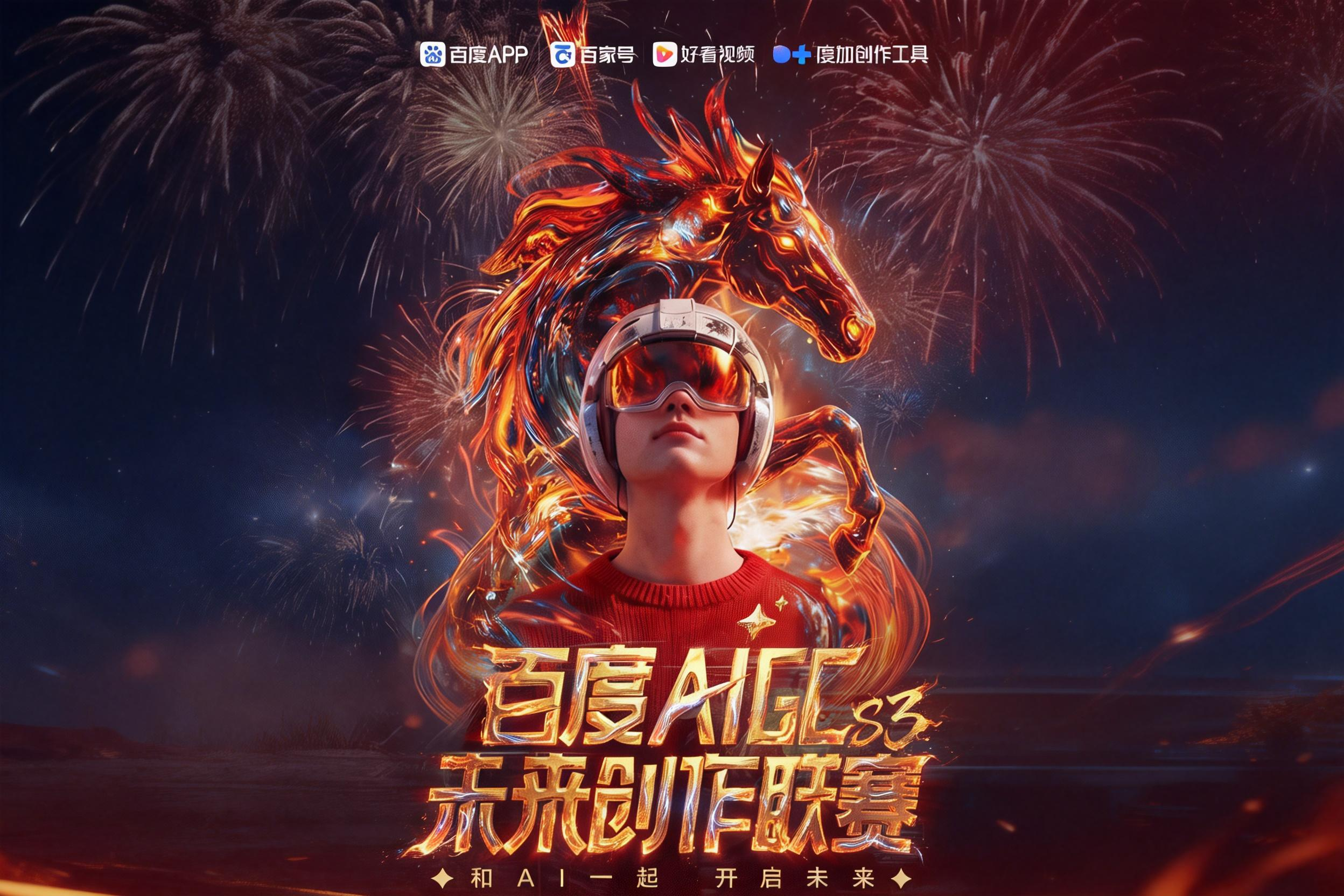 AITOP100 AI创作者大赛-百度AIGC未来创作联赛S3,AI视频创作,AI创作大赛,现金奖