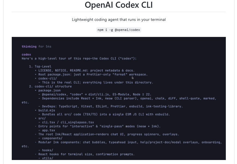 Codex CLI：OpenAI代码智能体工具