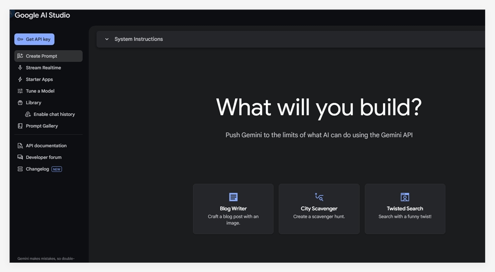 Google AI Studio