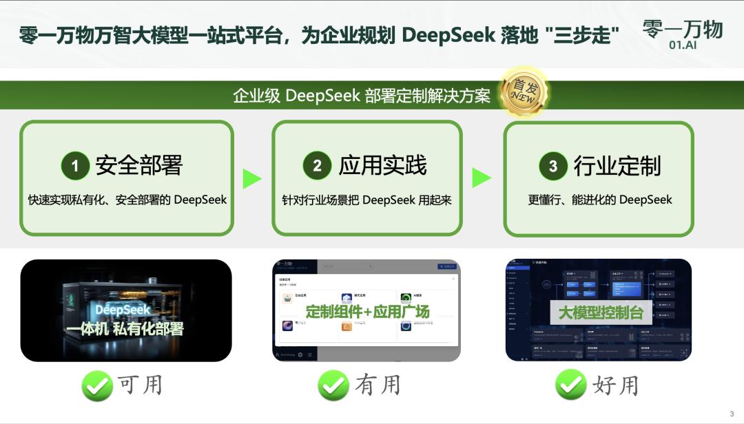 零一万物All in DeepSeek