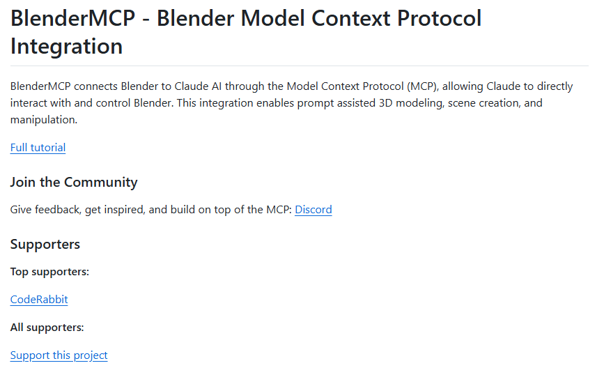 Blender-MCP