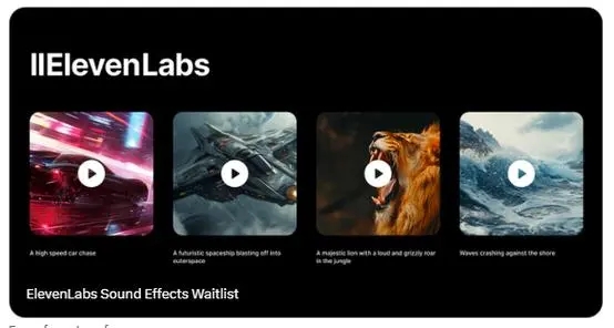 ElevenLabs开源视频生成音效工具 上传视频即可自动配音
