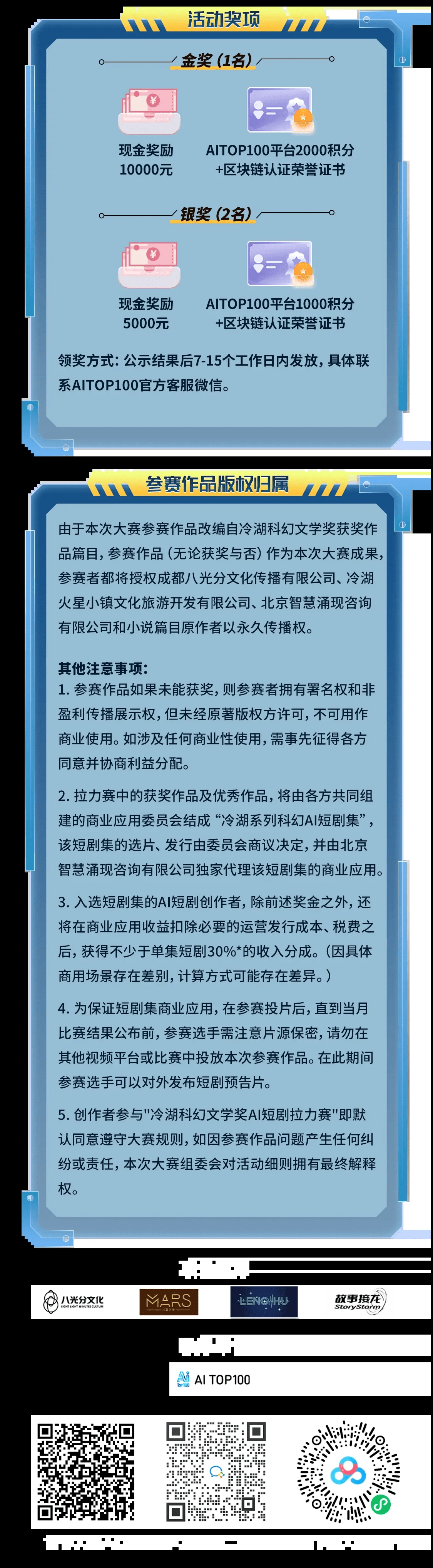 冷湖AI短剧拉力赛-第4期活动奖项