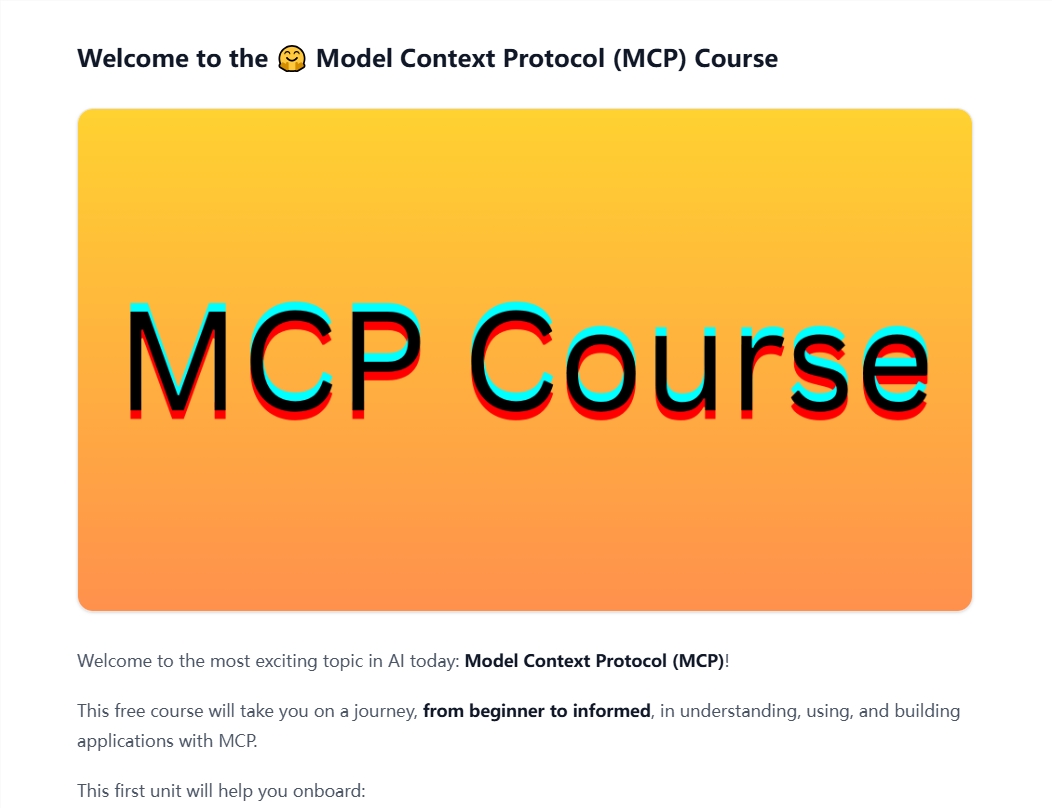 MCP Course