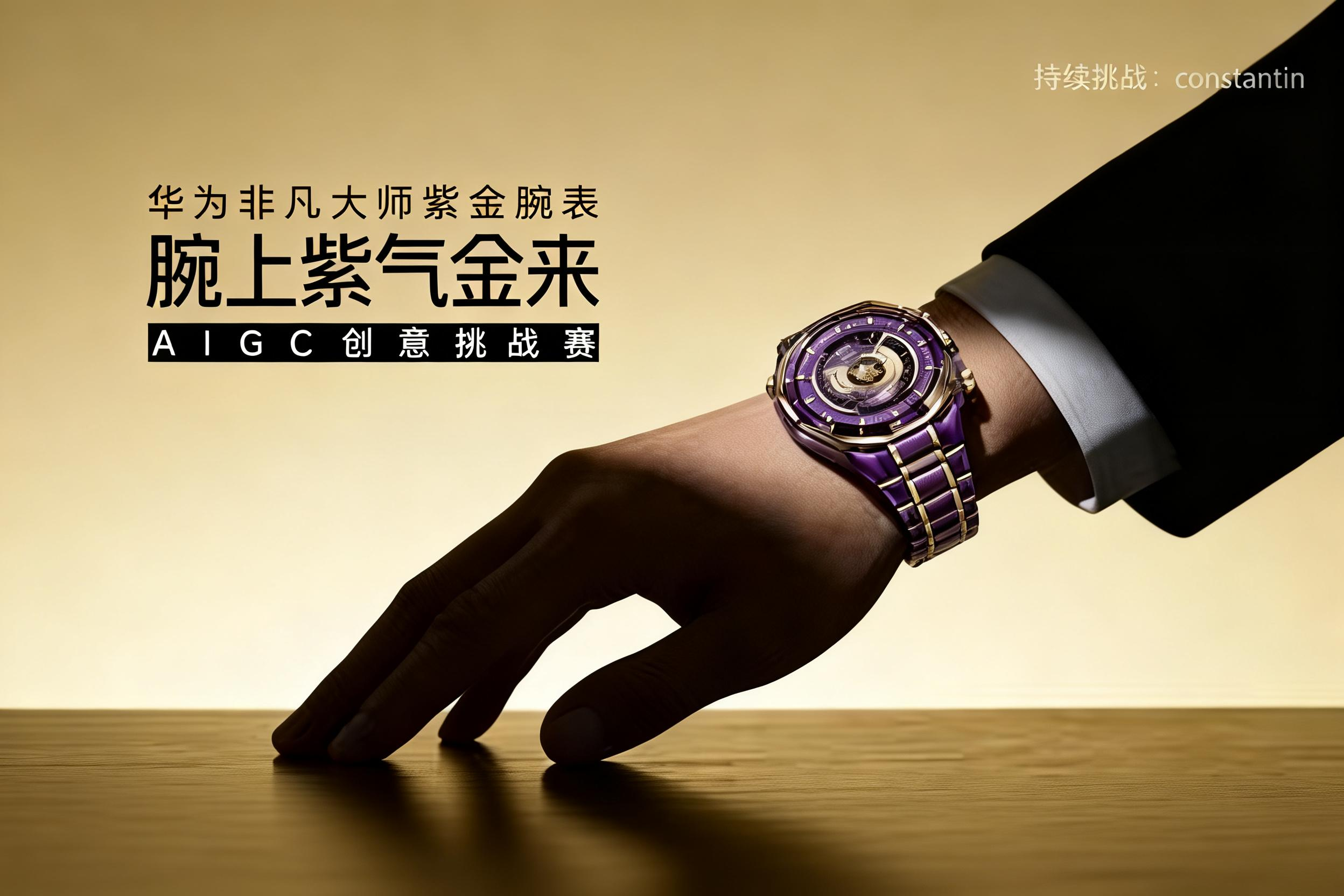 即梦AI：腕上紫气金来AIGC创意挑战赛