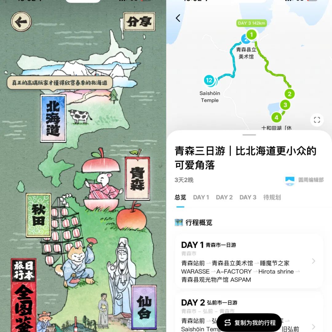青森三日游
