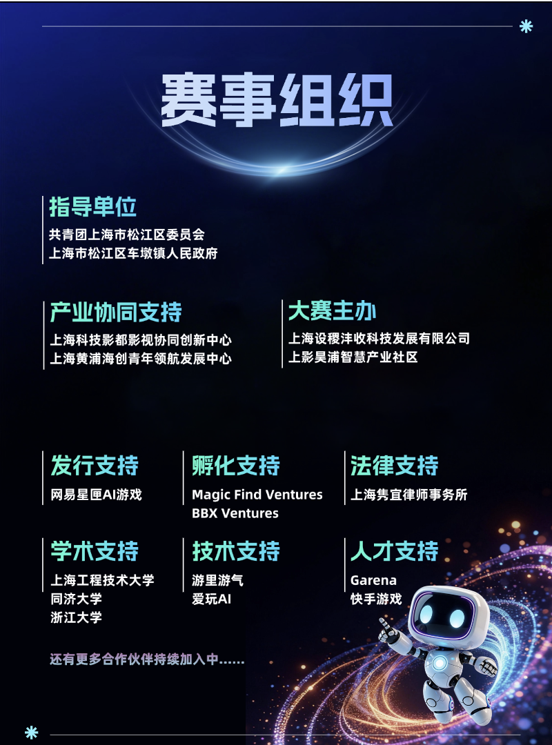 松江创世纪AI游戏创作创业大赛