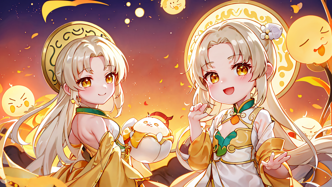 给你金秋的灿烂，赋予团圆的喜悦