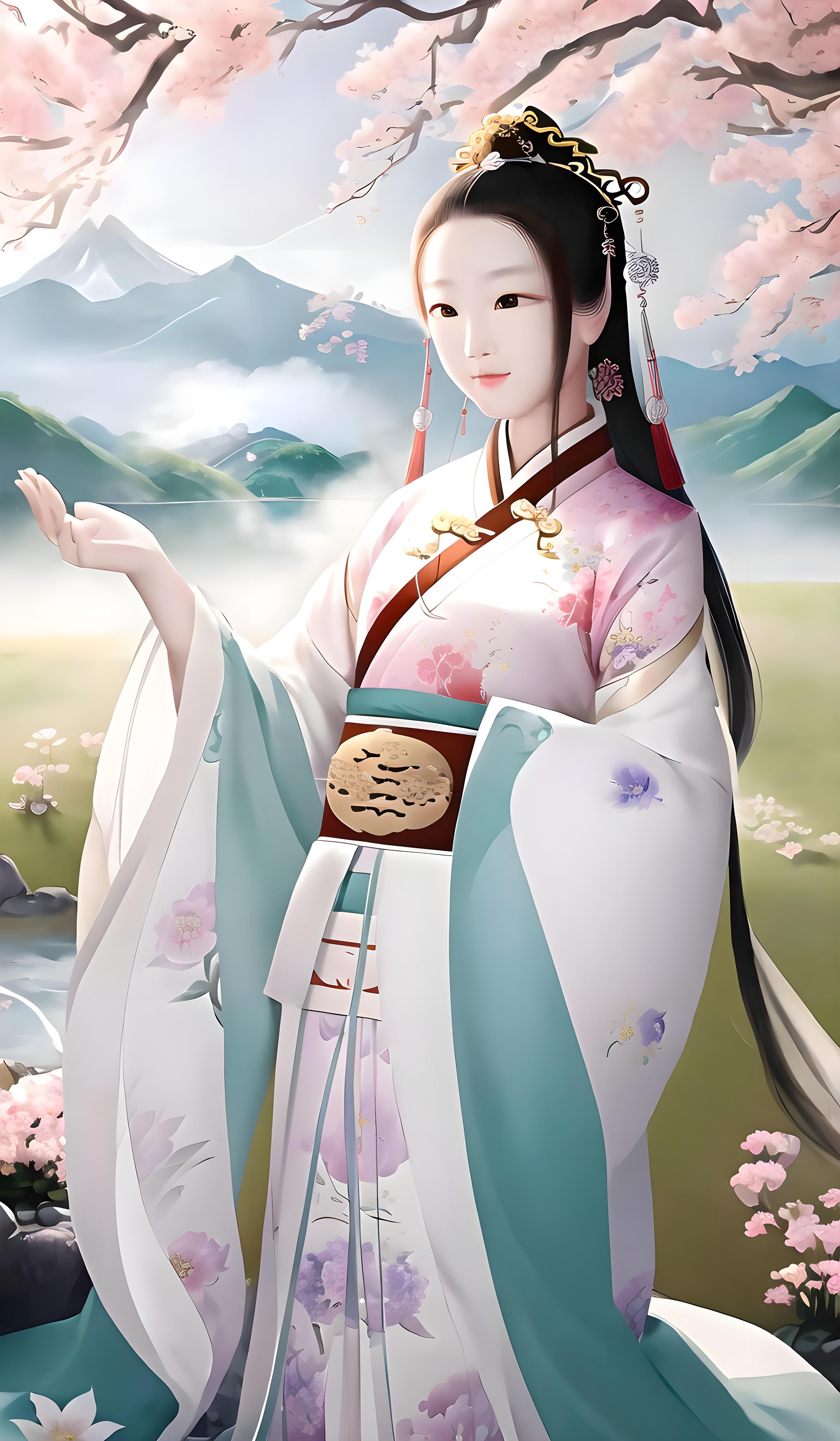 大唐侍女图
