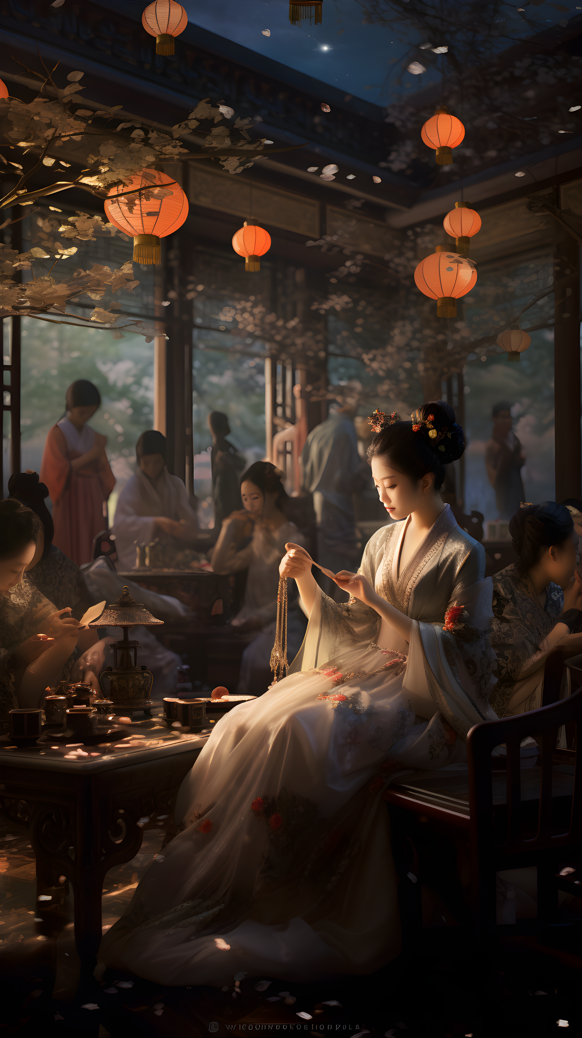 唐服女