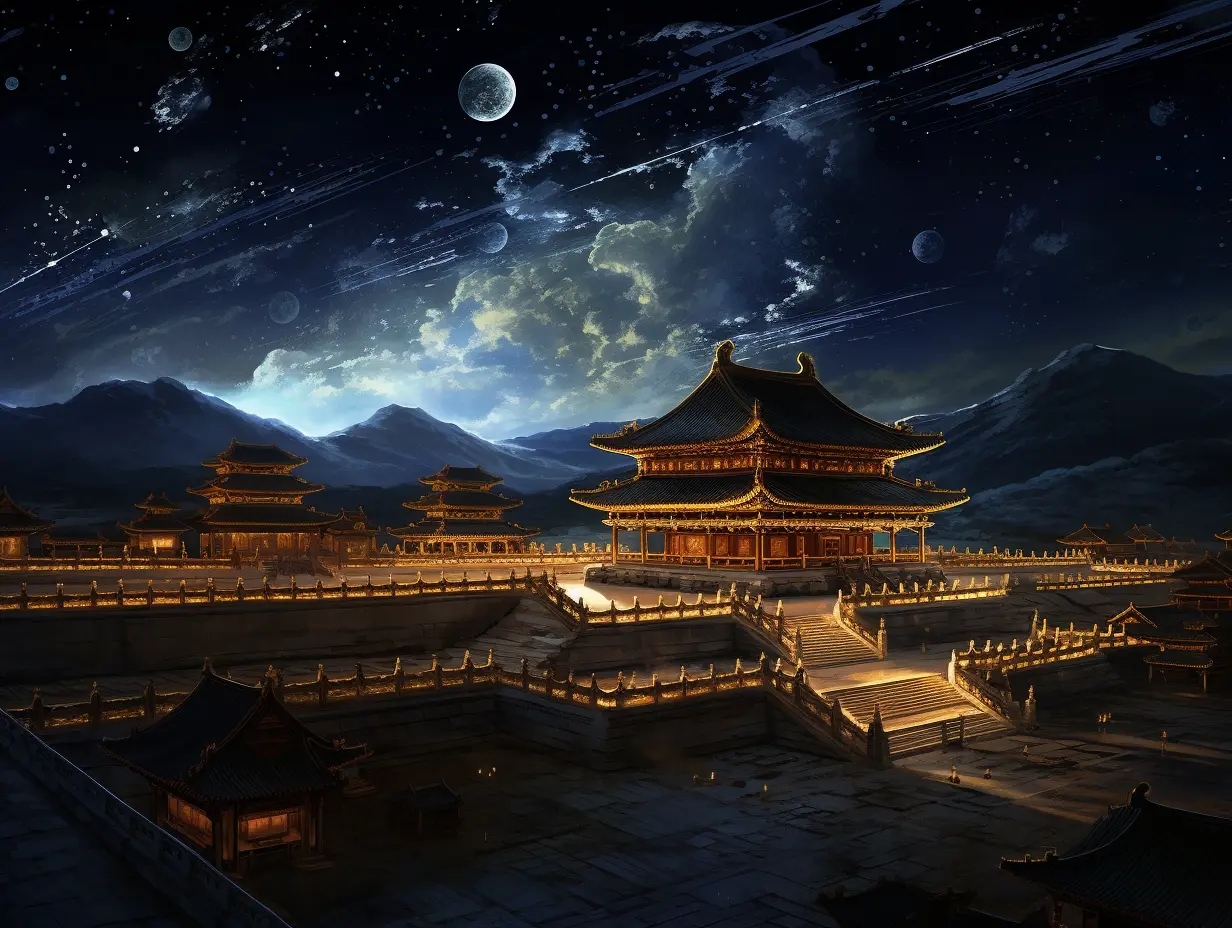 宫殿夜色
