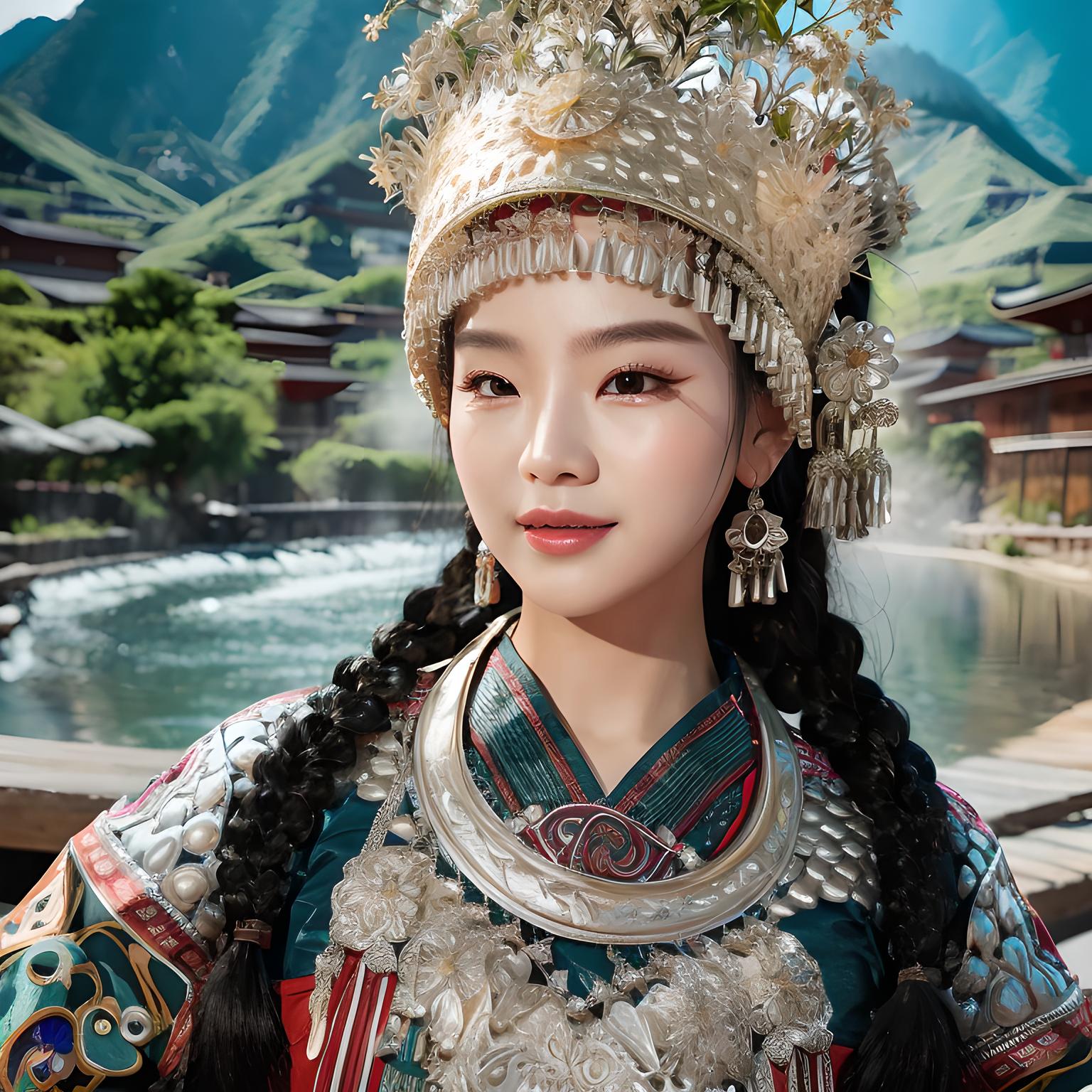 湘西苗族现代服饰风情