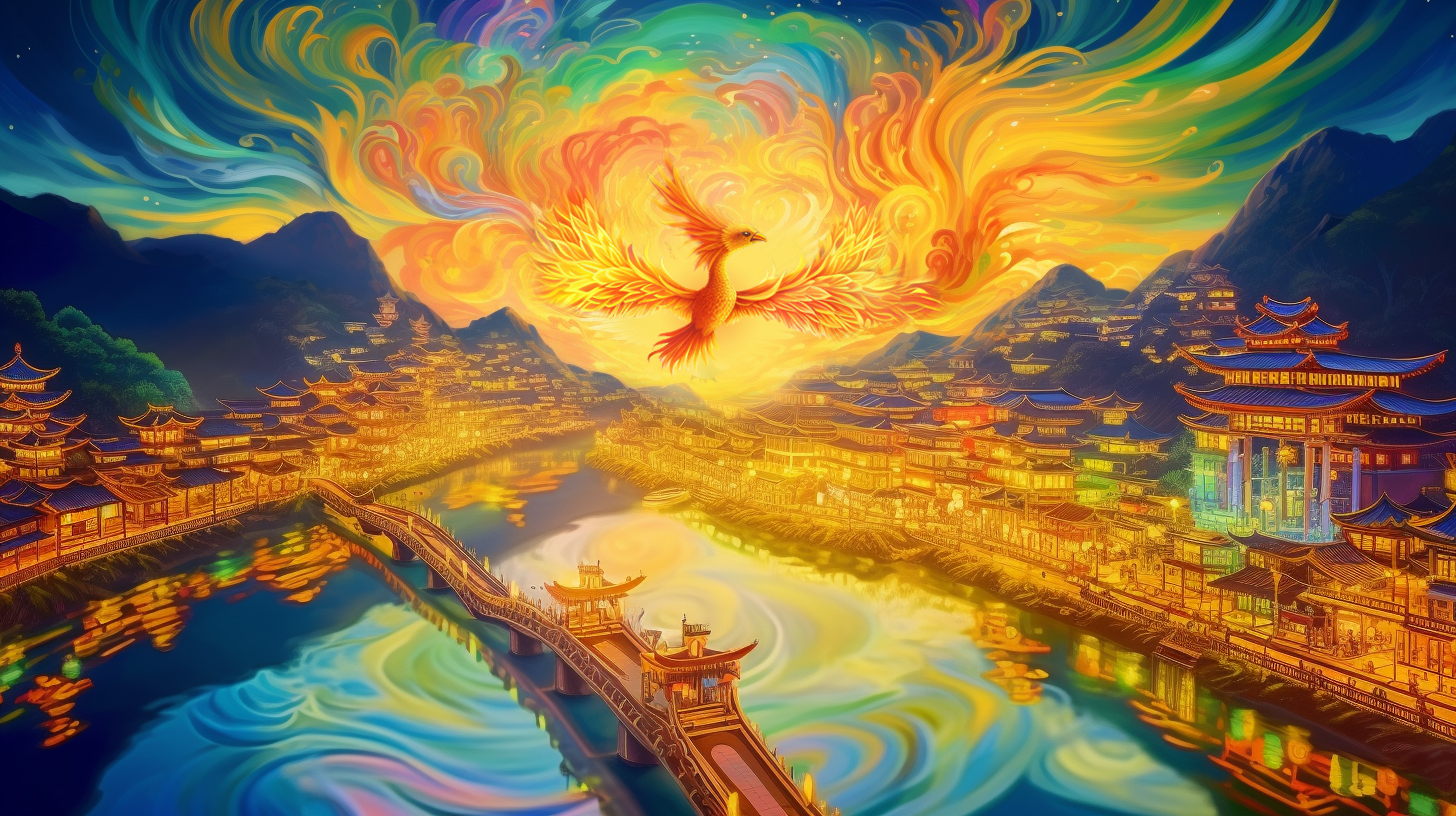 凤凰古城凤凰飞