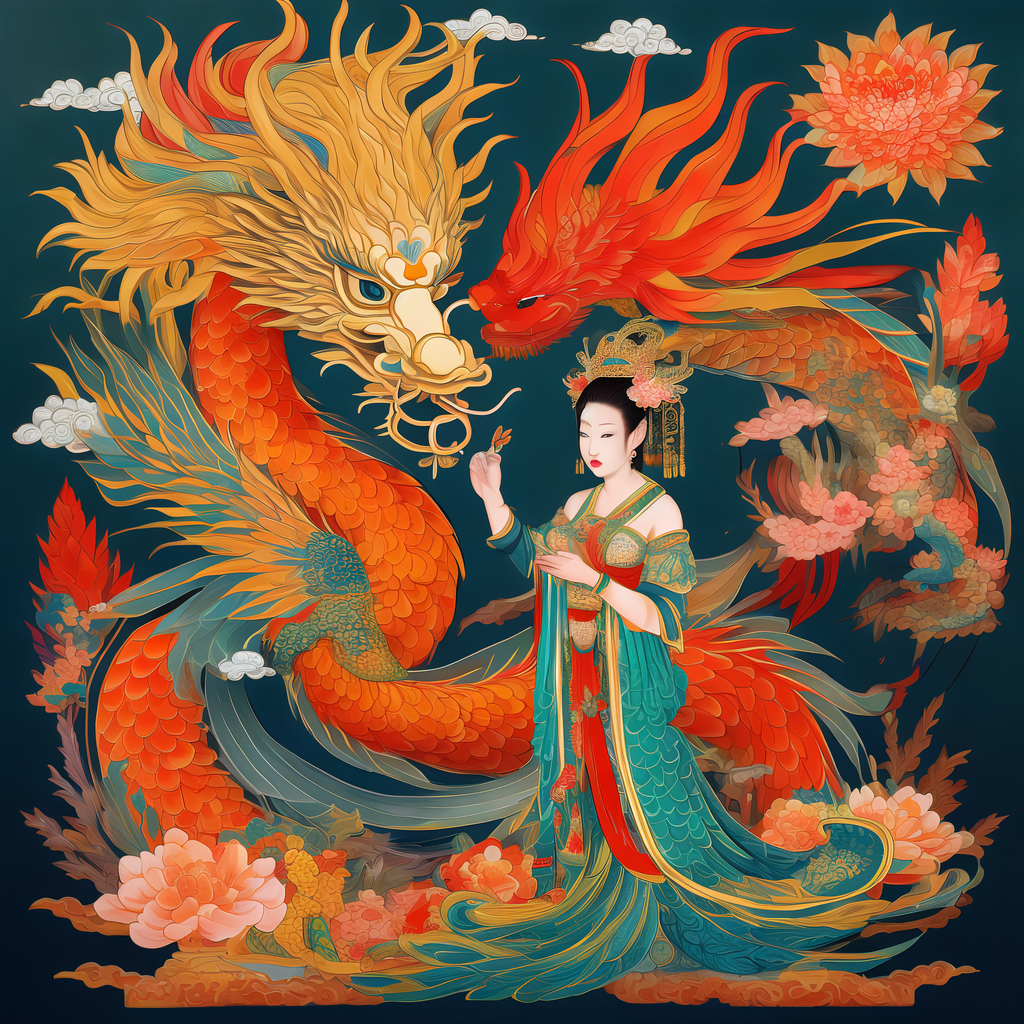 湖南人物龙凤帛画