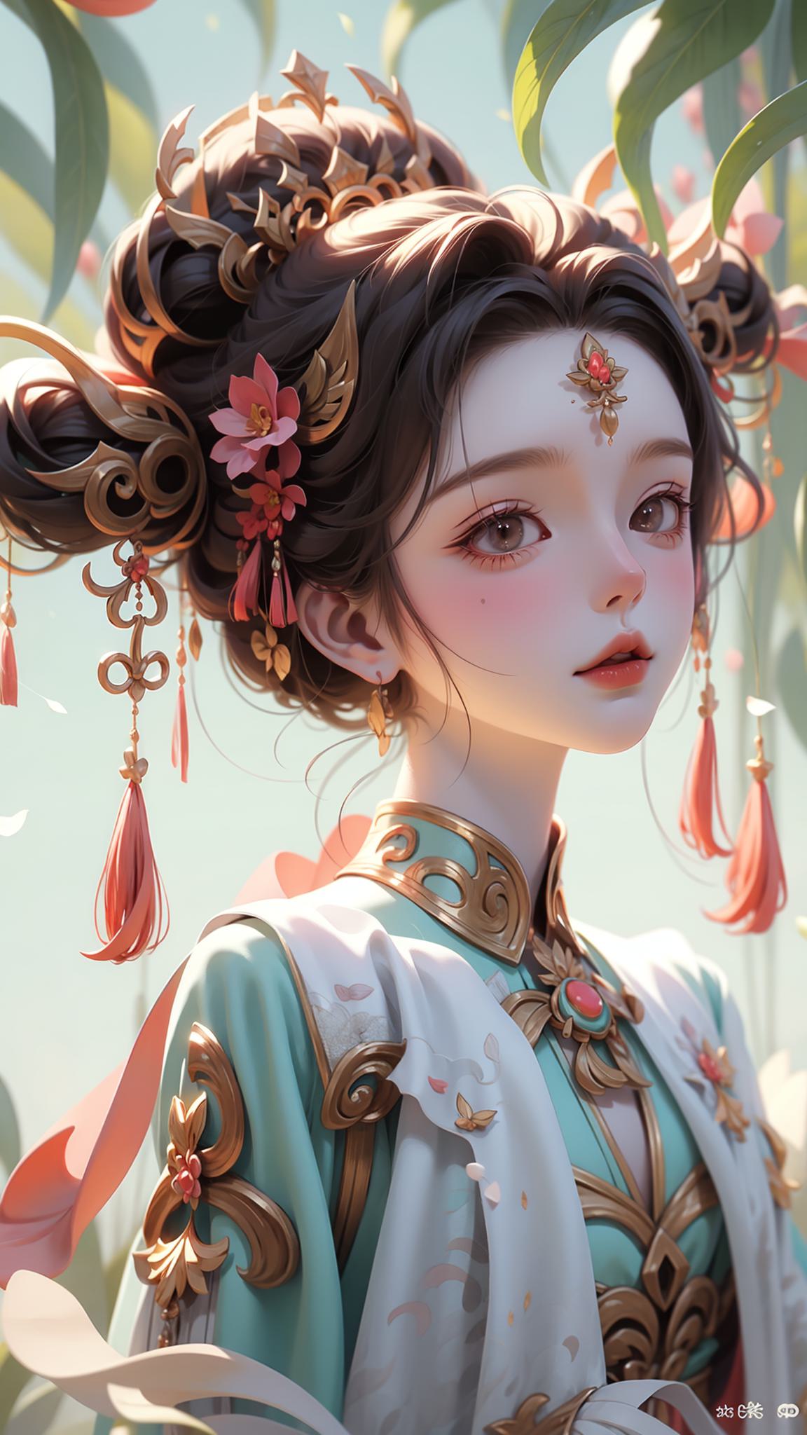 敦煌系列2 花楹