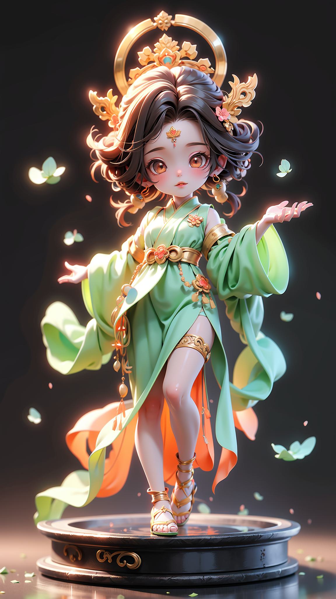 敦煌系列4 绿黎