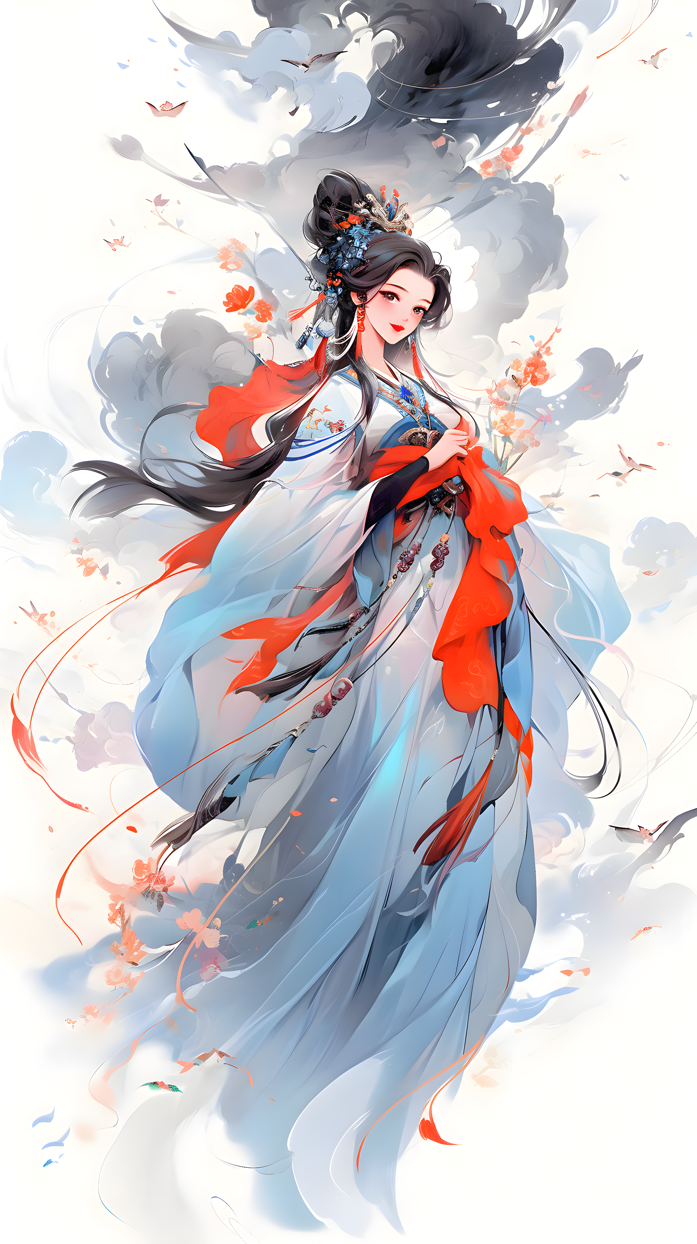 飞天神女，庆吉祥