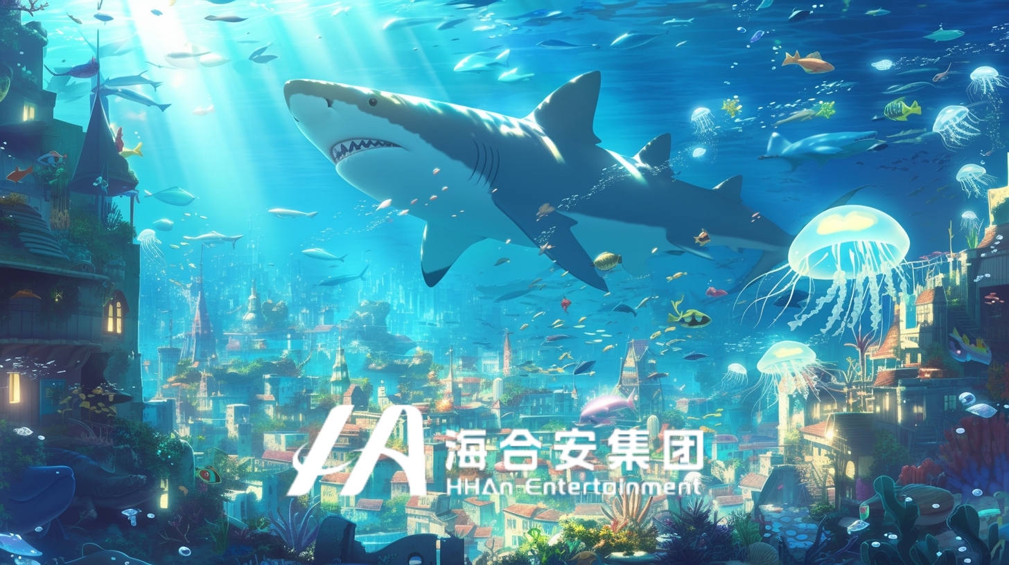 海底幻梦：鲨鱼与城市的神秘之旅