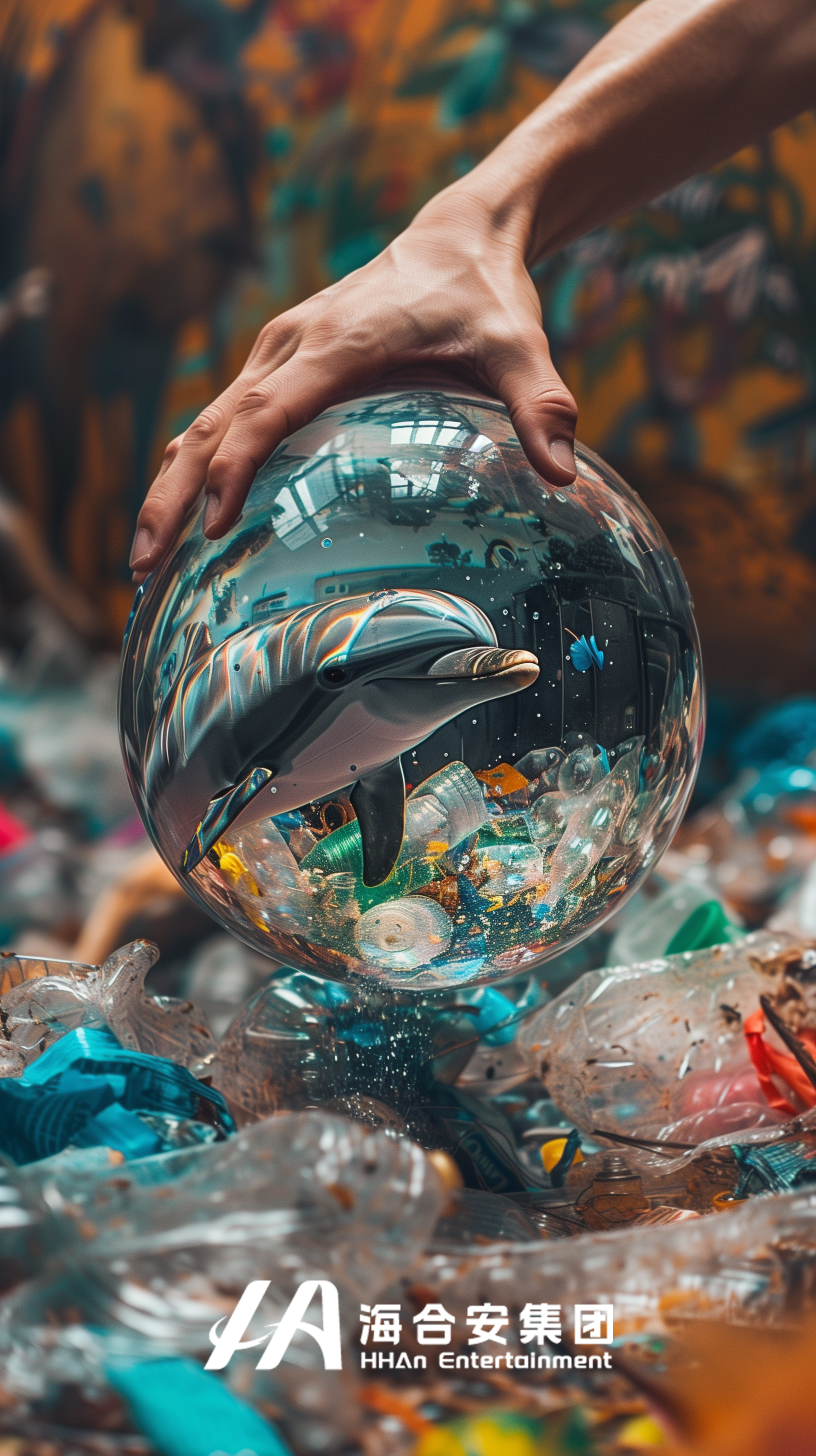 “手”护海洋系列——海豚