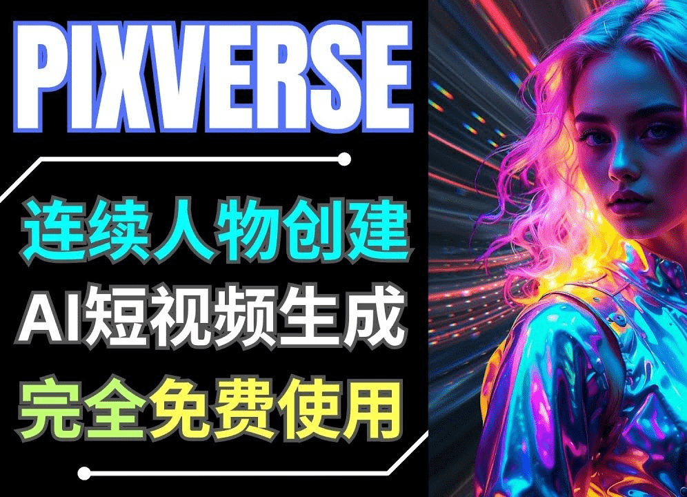 PixVerse V2 正式上线， 8 秒视频生成，一键生成1-5段连续视频内容。