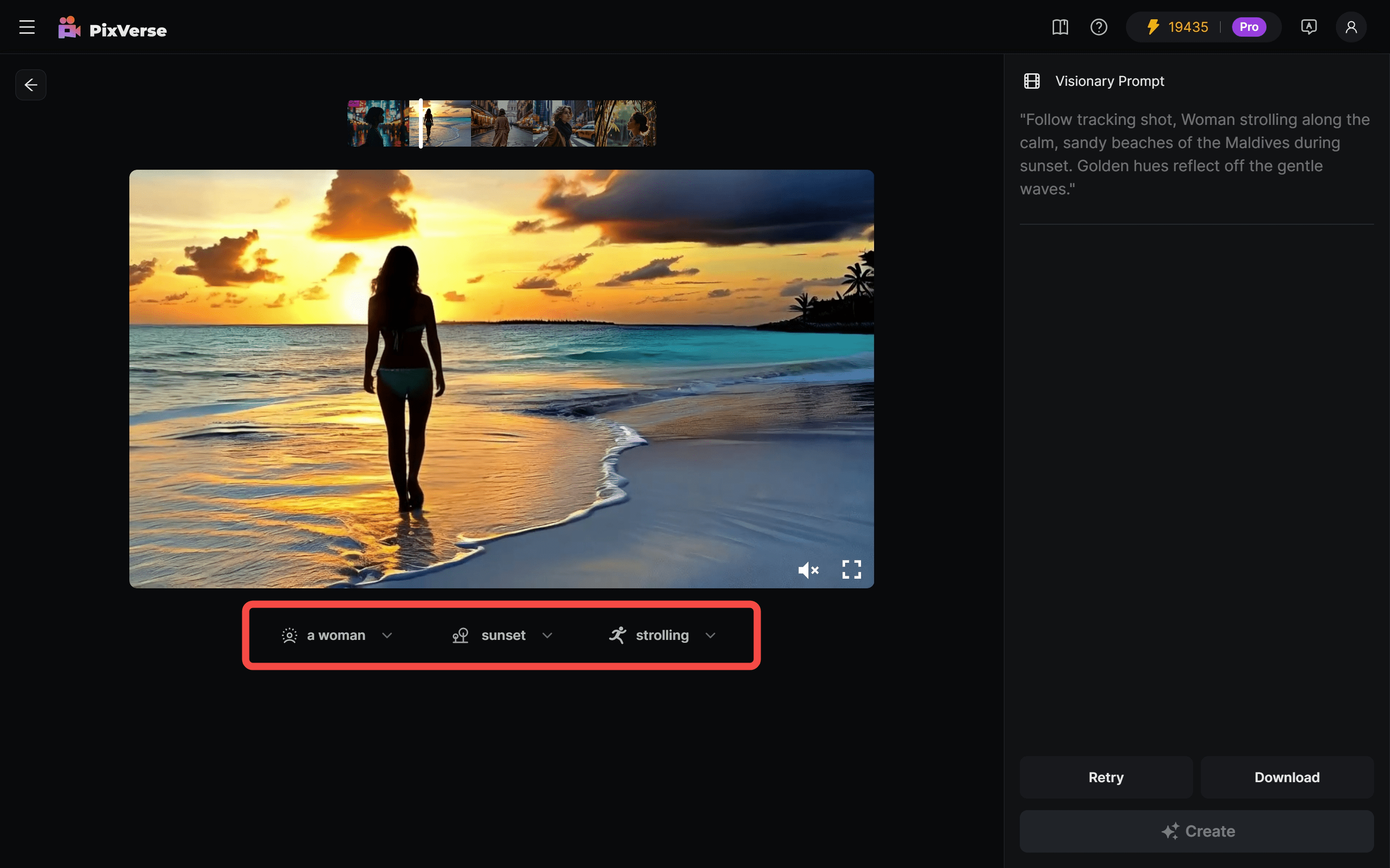 PixVerse V2 编辑视频