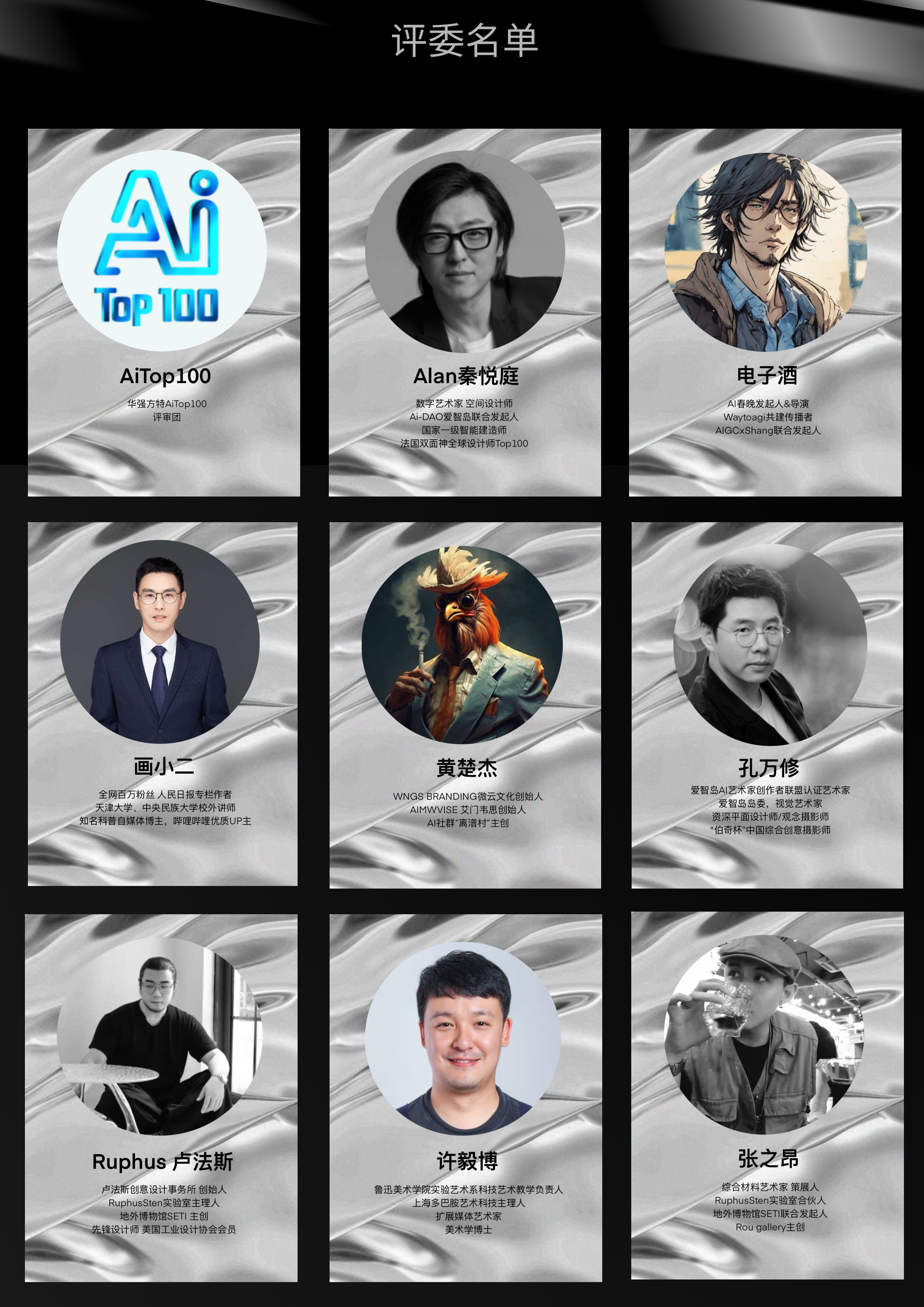 “无垠星际”地外生命探索AIGC共创大赛大赛评委