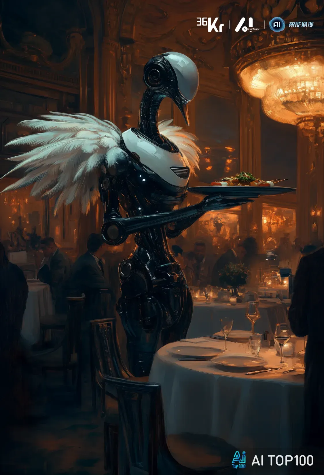 餐饮:《和谐交响曲:仿生机器人与餐饮空间的共生美学》