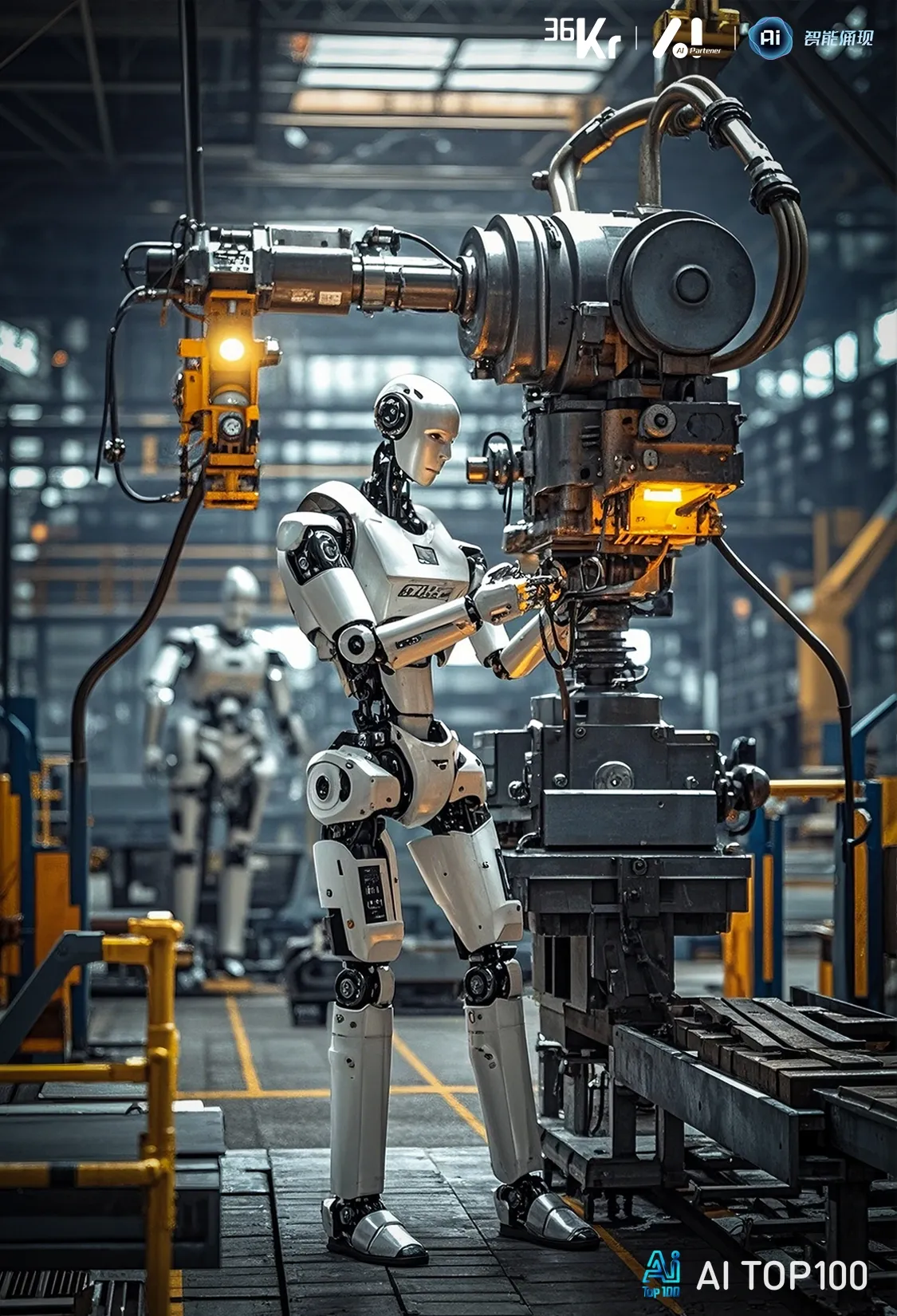 车间:《具身智能机器艺术照》