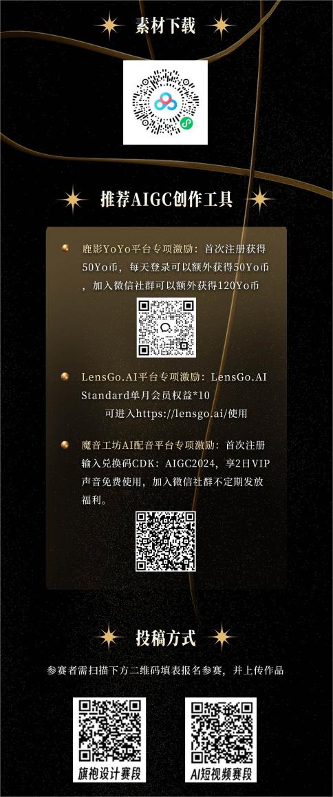 全球AI旗袍创意大赛投稿方式