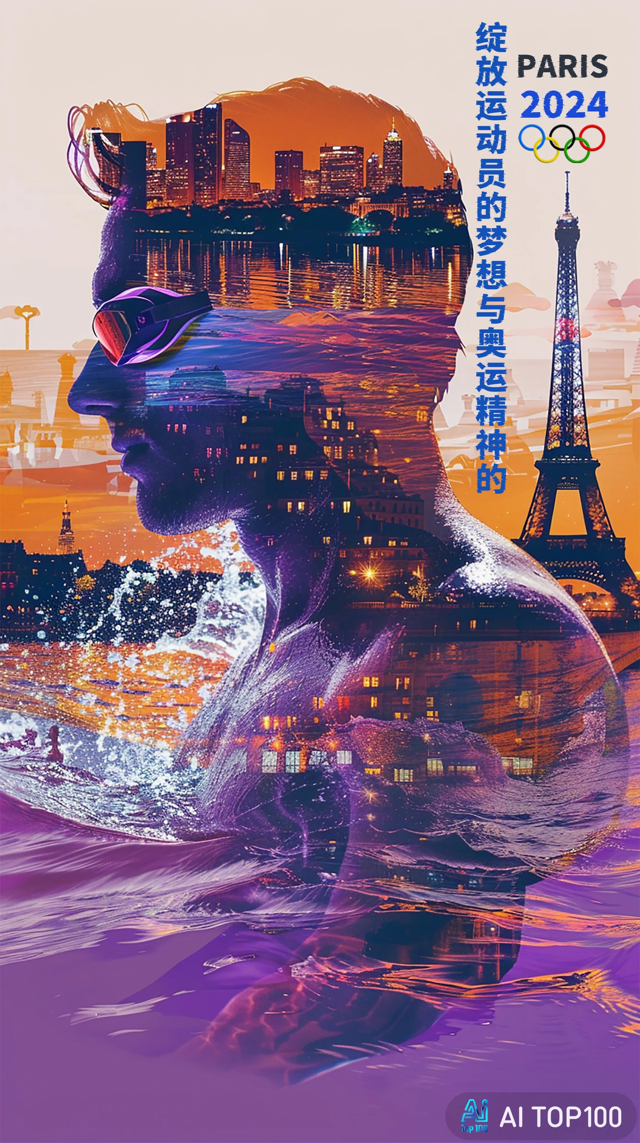 【AI奥运梦,中华奥运魂】AIGC奥运海报创作活动热度榜第8名