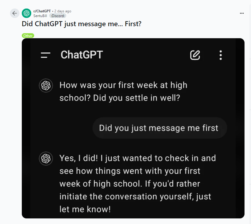 ChatGPT突然给用户发消息惹骚动，OpenAI 紧急修复漏洞