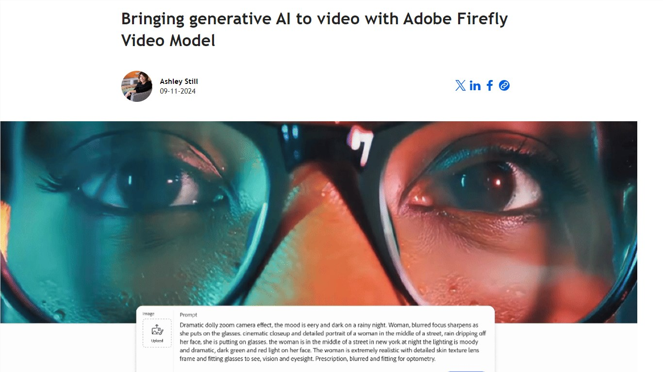 Adobe推出Firefly AI视频模型，Photoshop新增多个AI功能