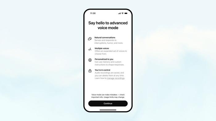ChatGPT 高级语音模式登陆欧洲!
