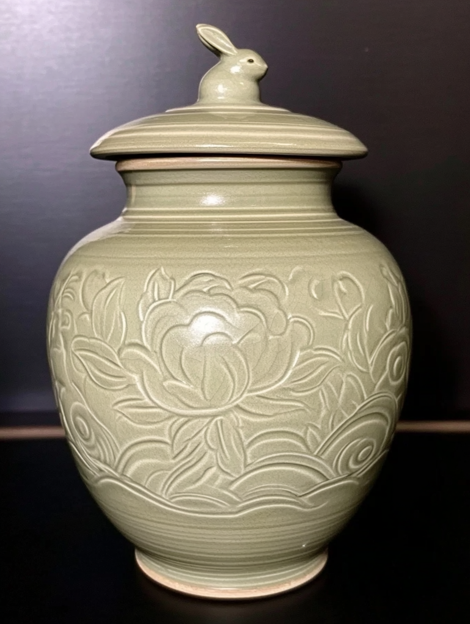 玉兔花影
