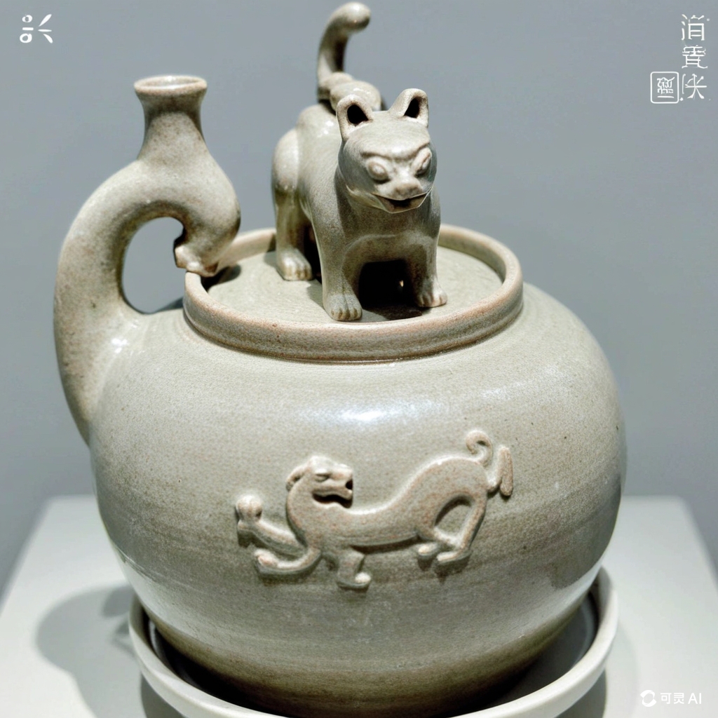 水纹虎形灯