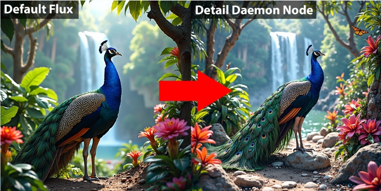 ComfyUI新神器ComfyUI-Detail-Daemon:一键提升AI绘画细节，Flux模型画质再升级